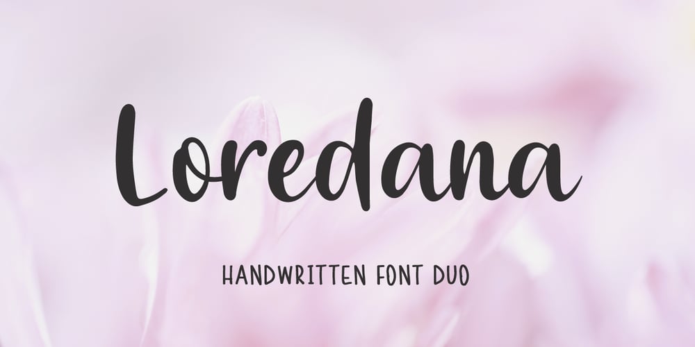 Loredana font
