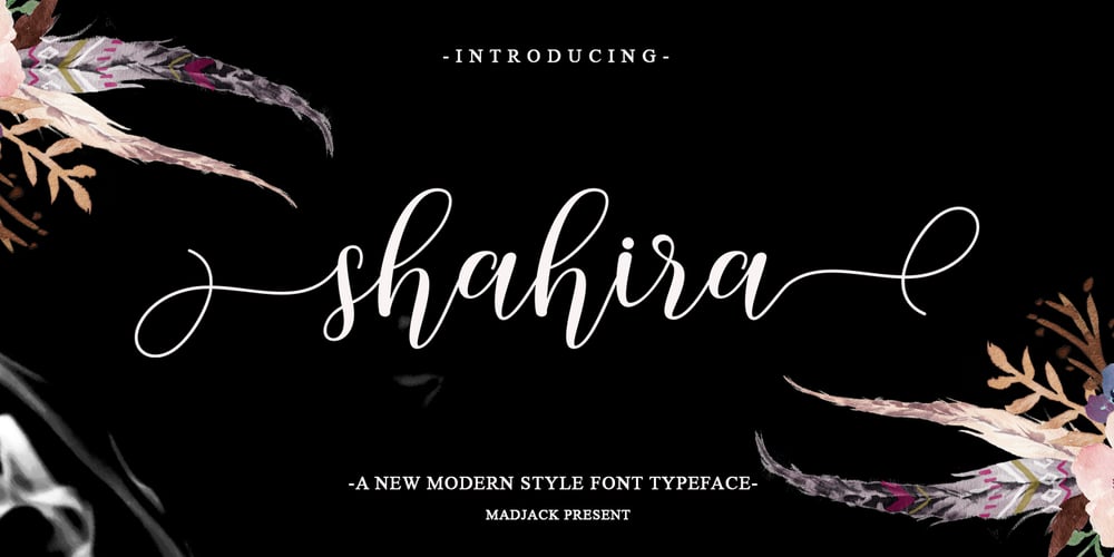 Shahira Script font