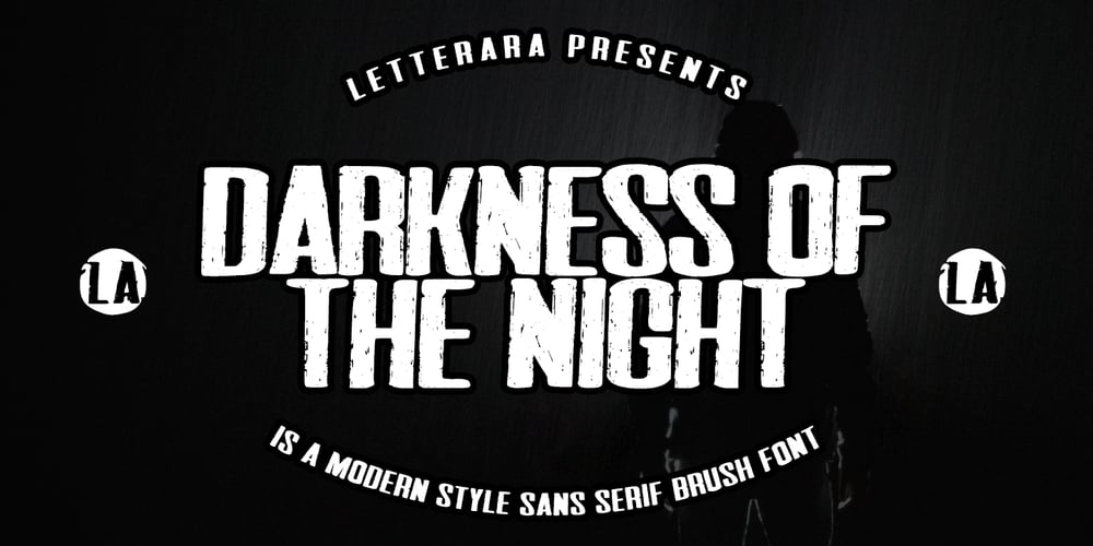 Darkness of the Night font