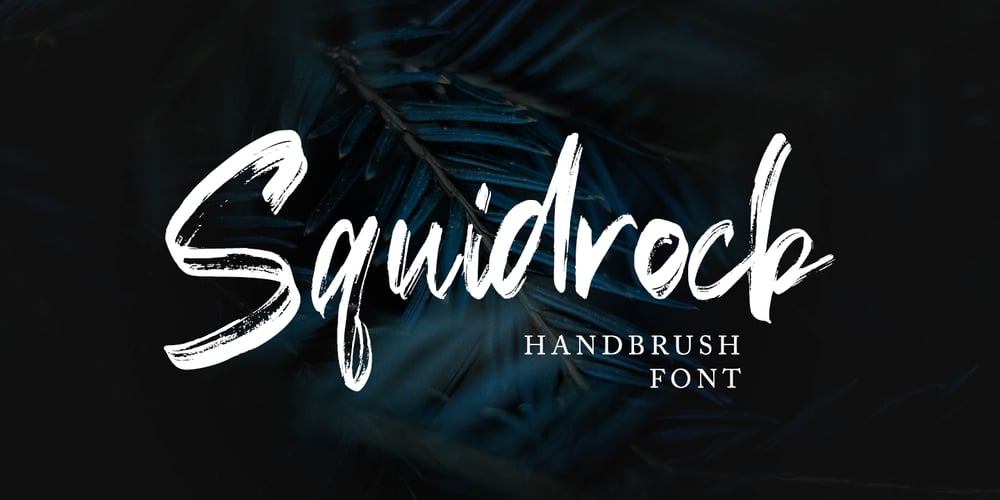 Squidrock font
