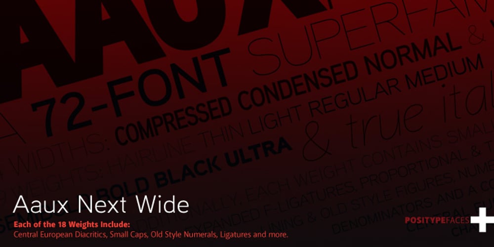 Aaux Next Wide font