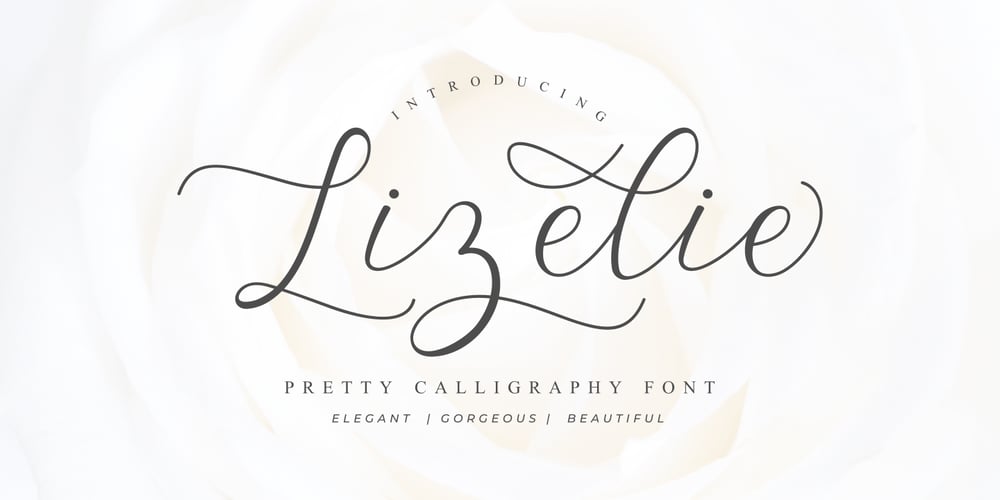 Lizelie font