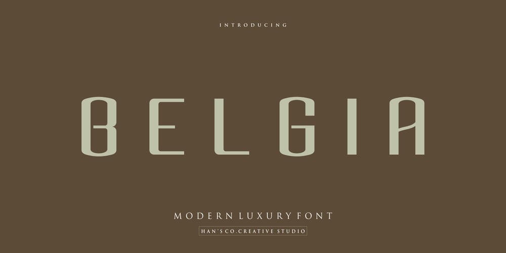 Belgia font