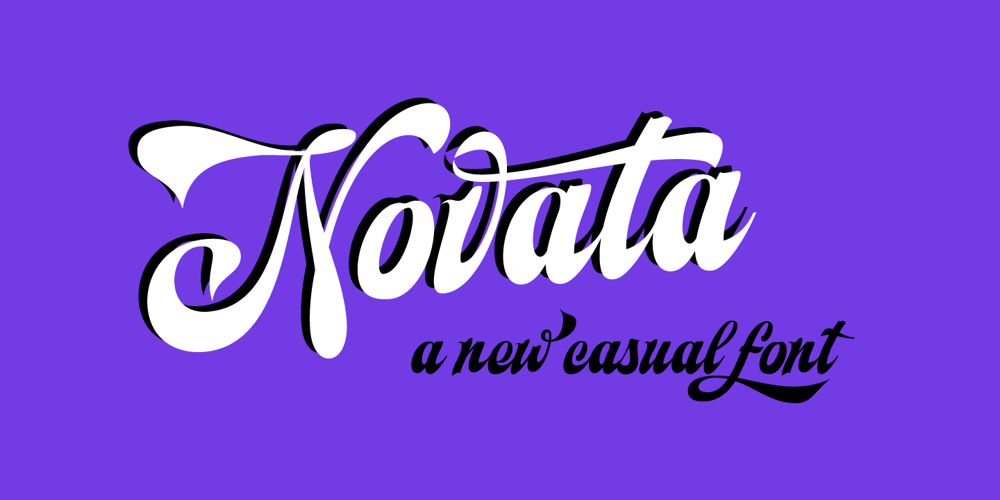 Novata font