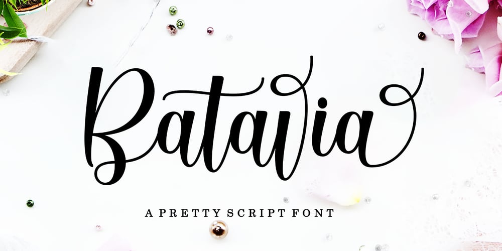 Batavia Script font