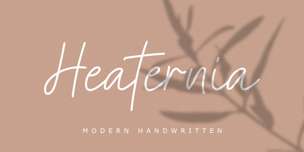 Heaternia font