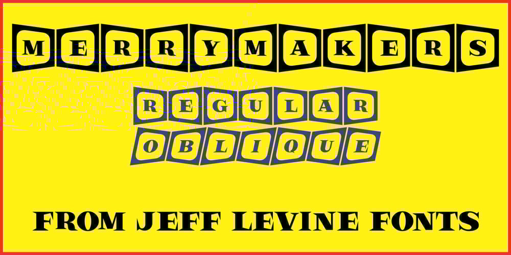 Merrymakers JNL font