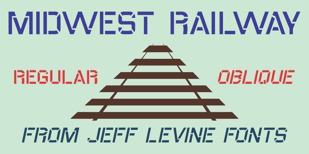 Midwest Railway JNL font