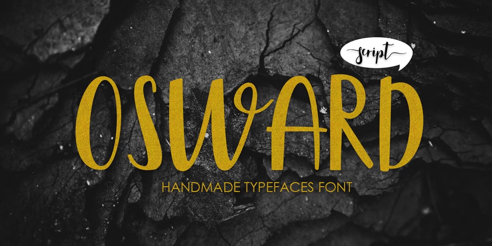 Osward Script font