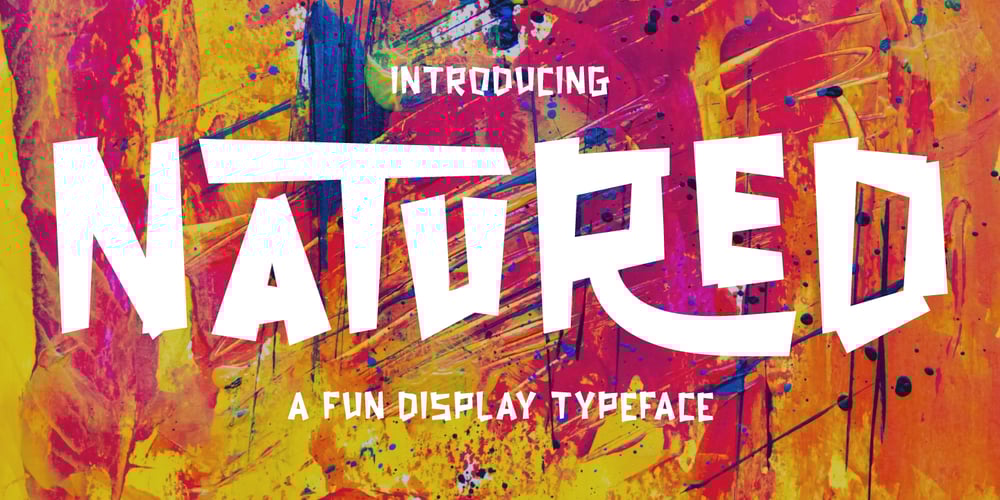 Natured font