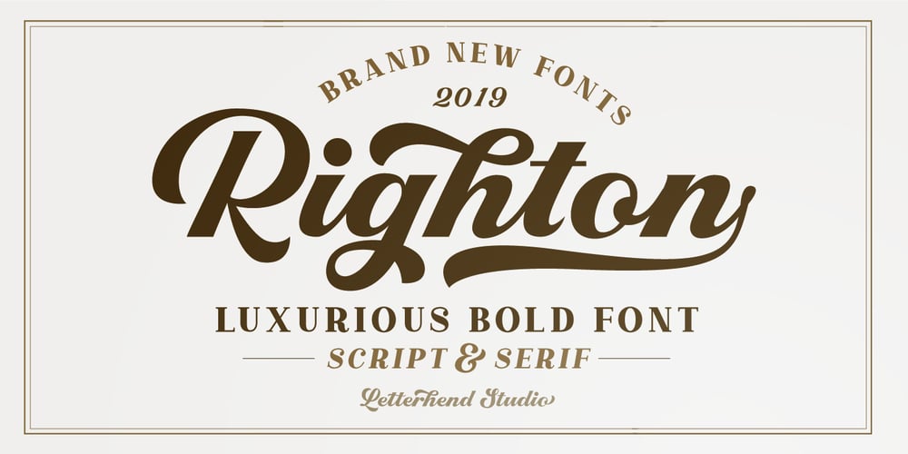 Righton font