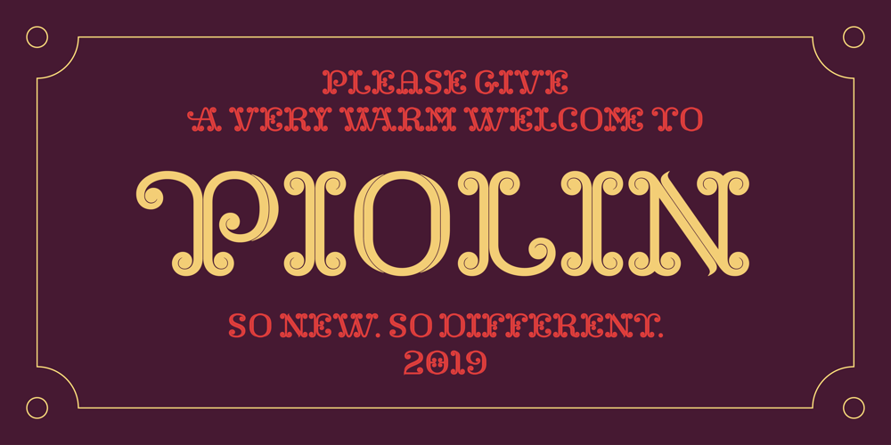 Piolin font