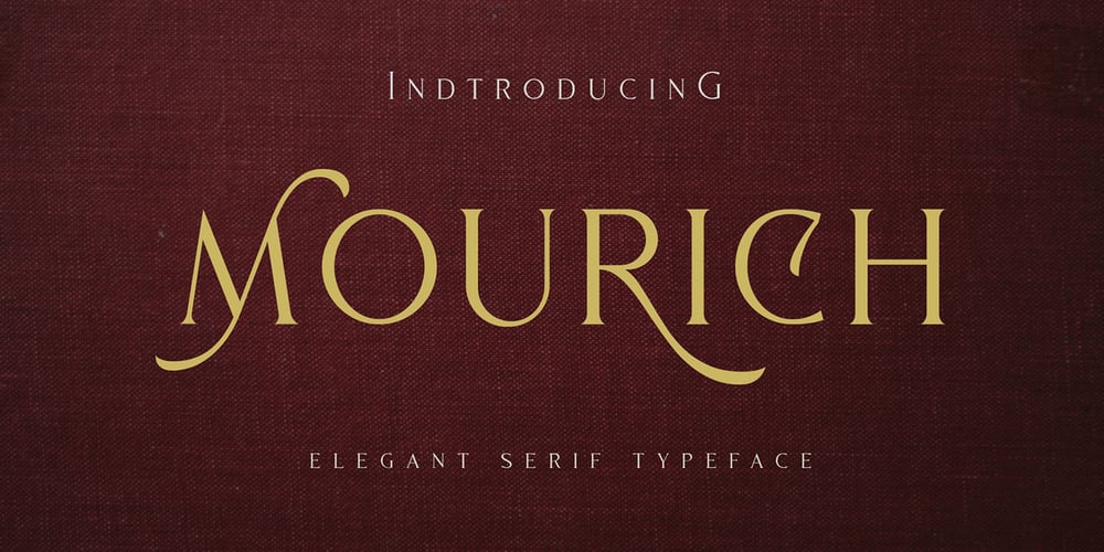 Mourich font