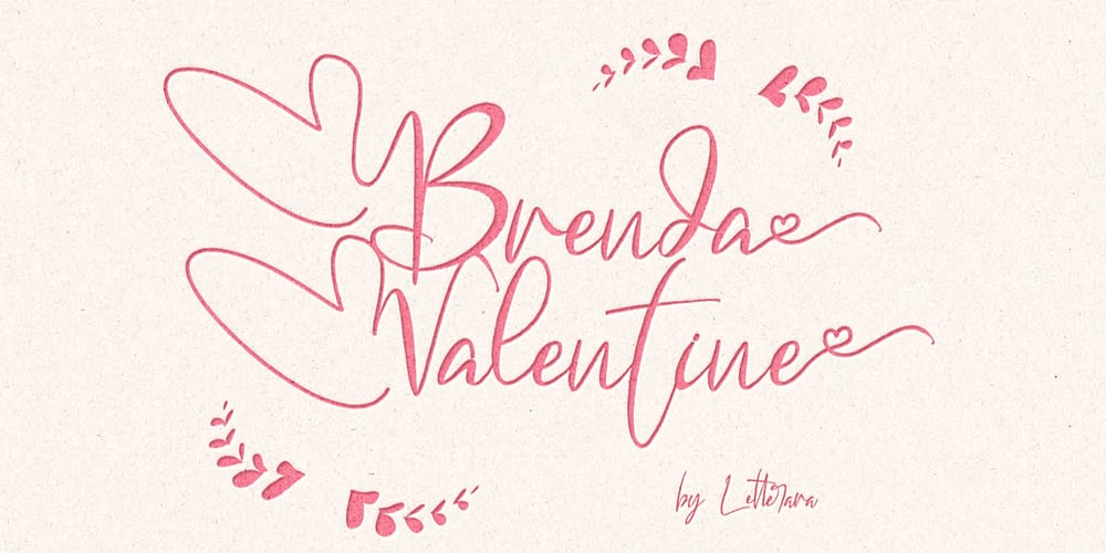 Brenda Valentine font