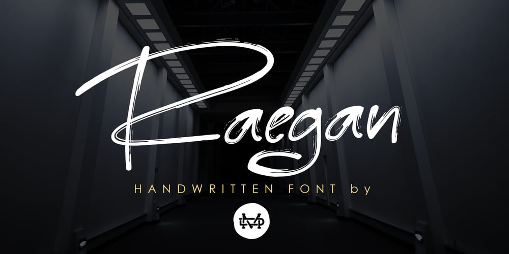 Raegan font