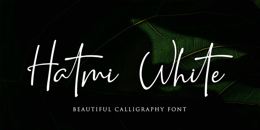 Hatmi White font