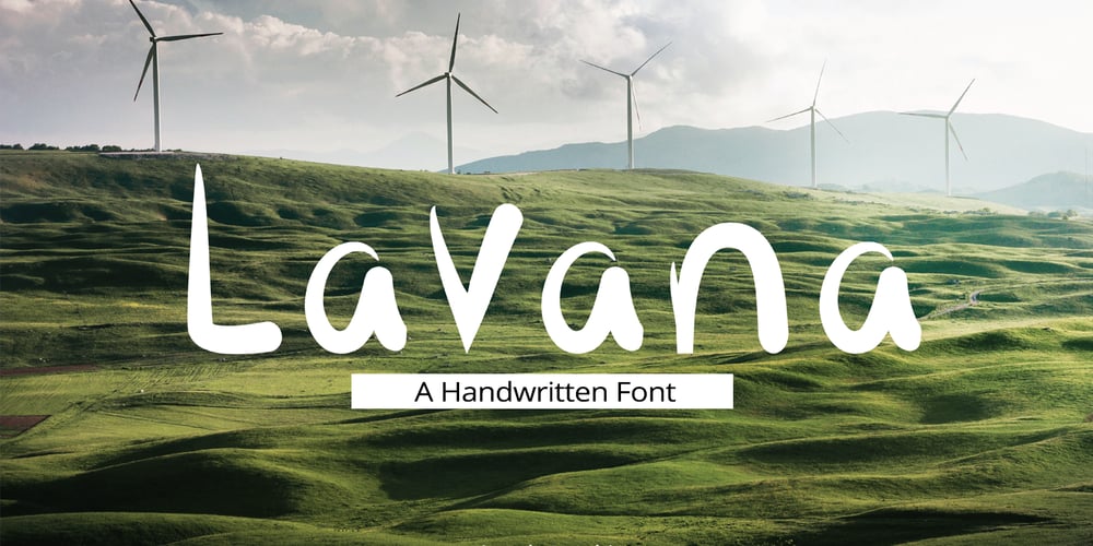 Lavana font