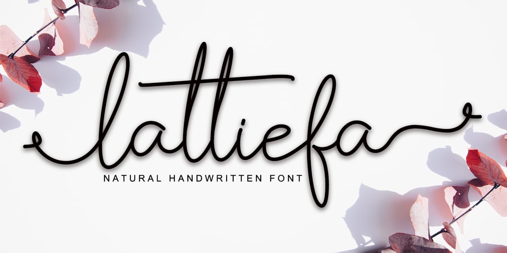 Lattiefa font