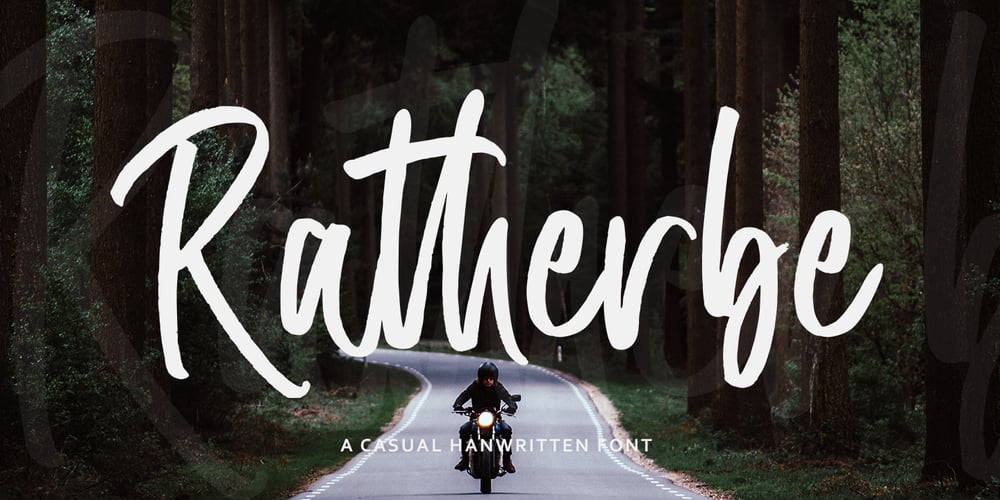Ratherbe font