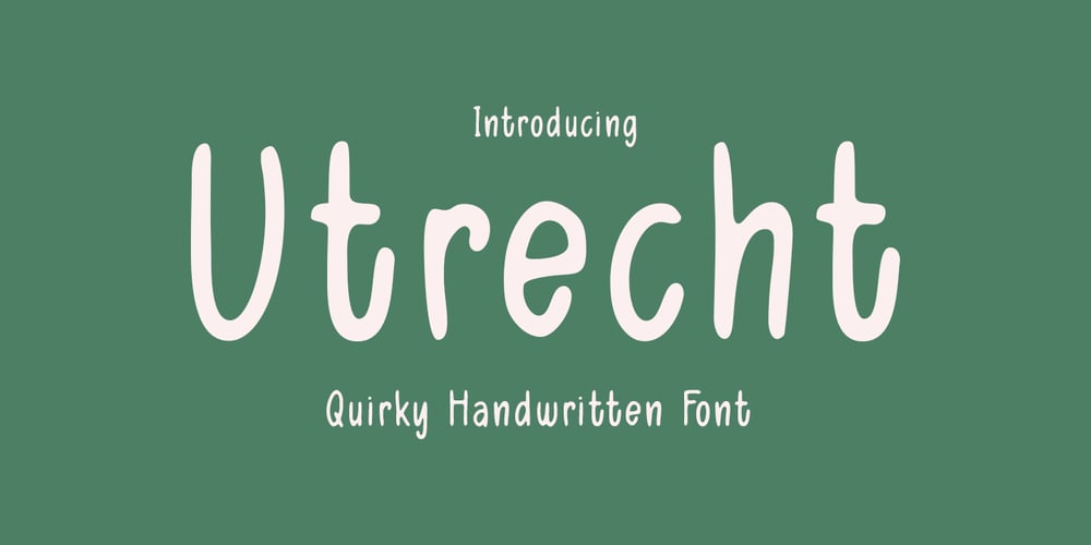 Utrecht font