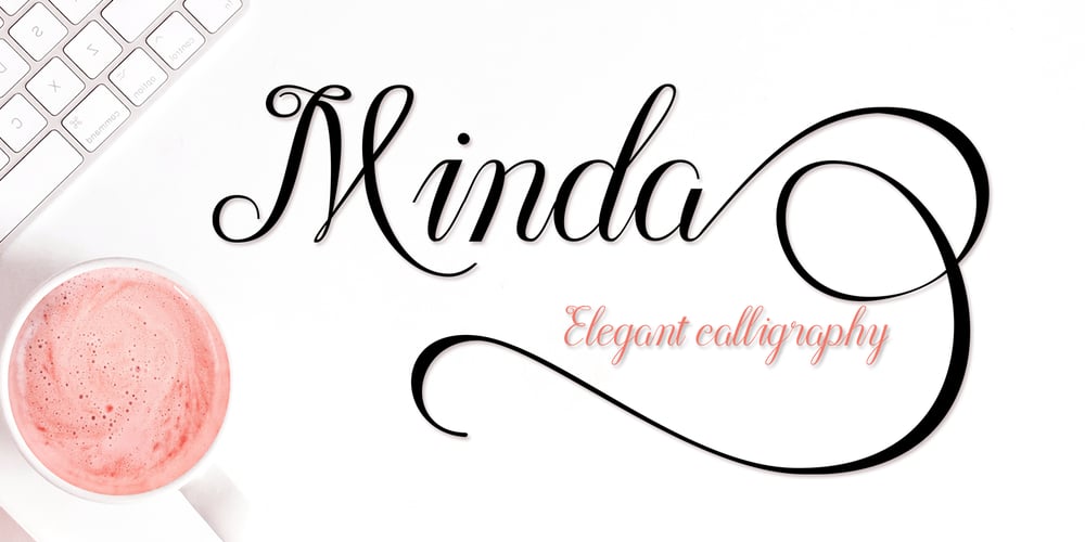 Minda Script font