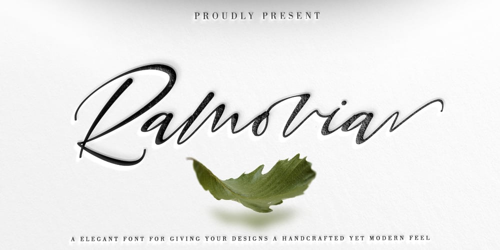 Ramovia font