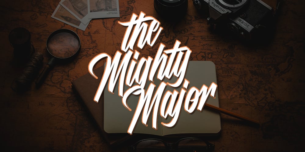 The Mighty Major font