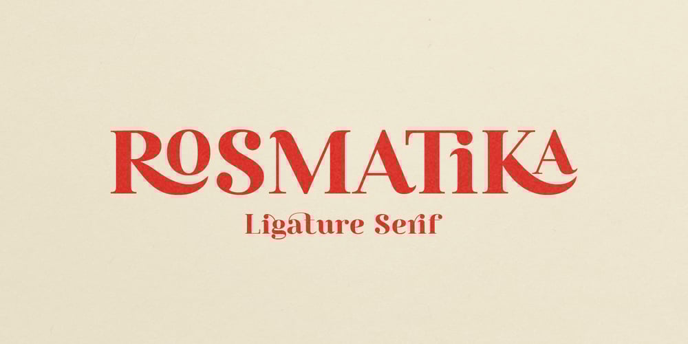 Rosmatika font