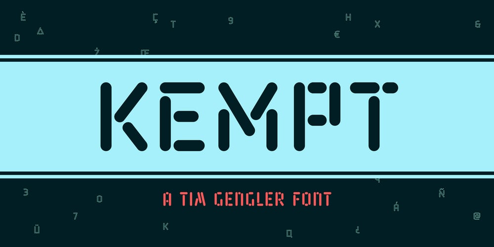 Kempt font
