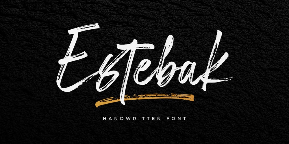 Estebak font