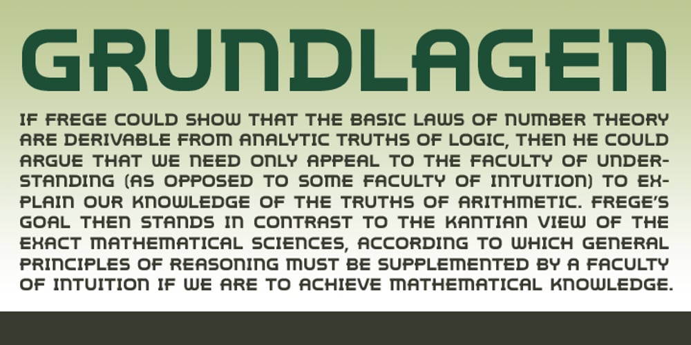 Grundlagen font