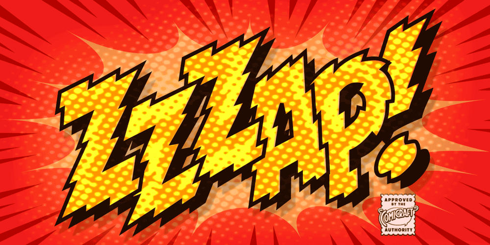 Zzzap font
