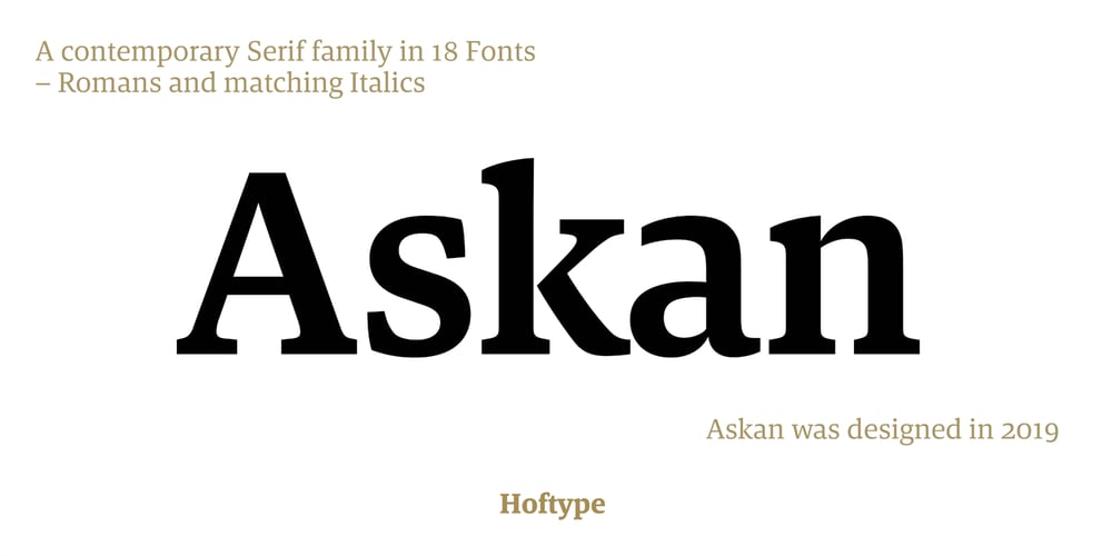 Askan font