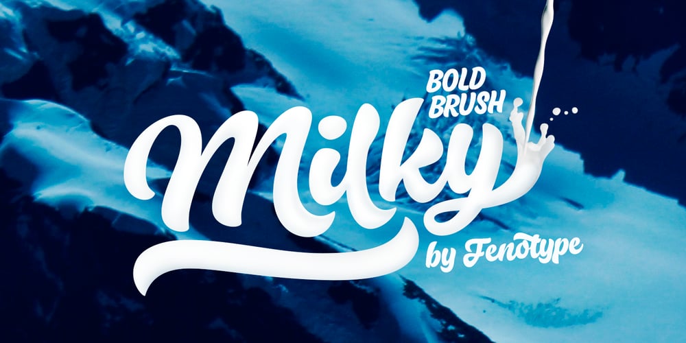 Milky font