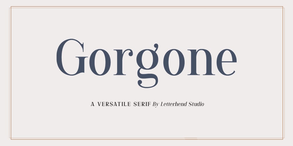 Gorgone font