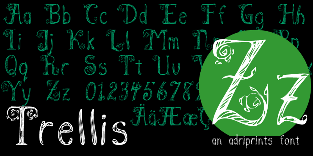 Trellis font