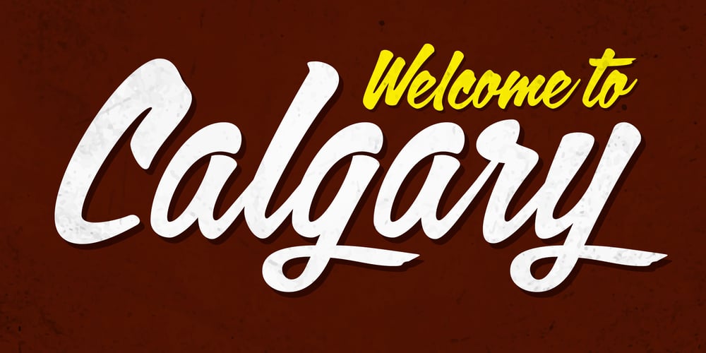 Calgary Script font