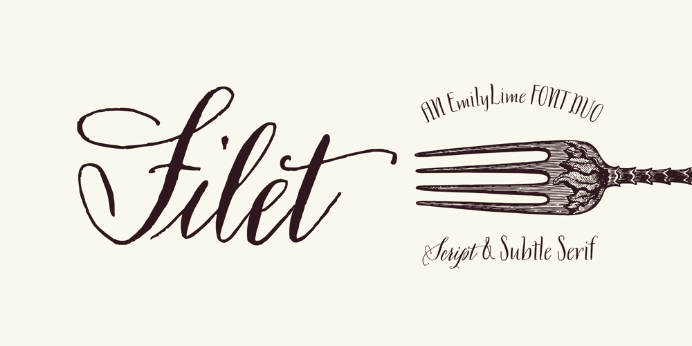 Filet font