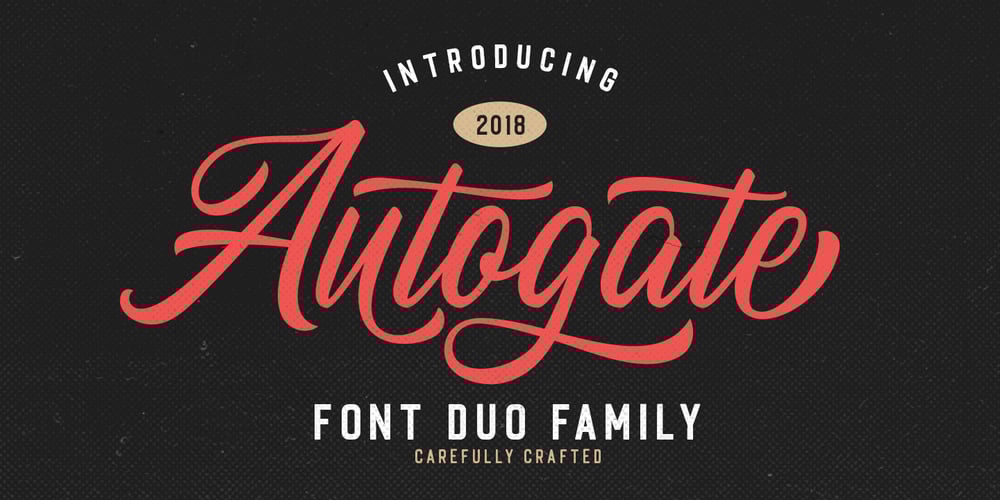 Autogate font