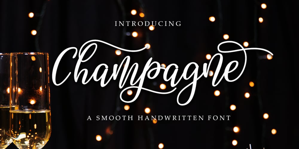 Champagne font