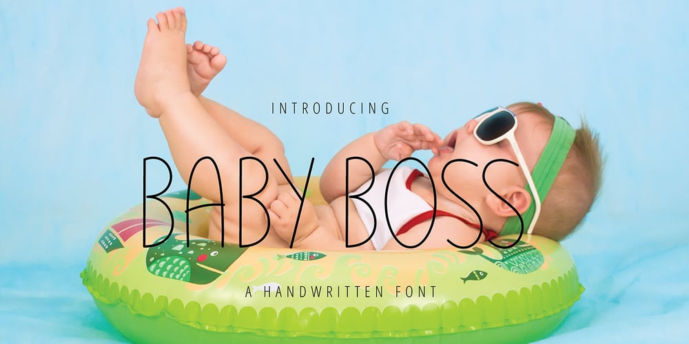 Baby Boss font