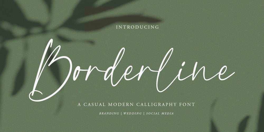 Borderline font