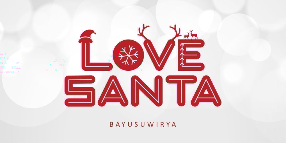 Love Santa font