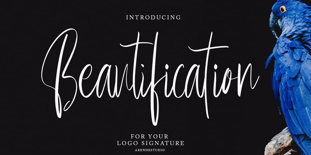 Beautification font