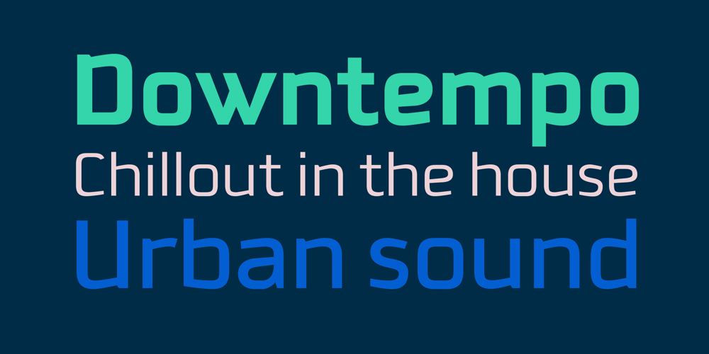 Downtempo font