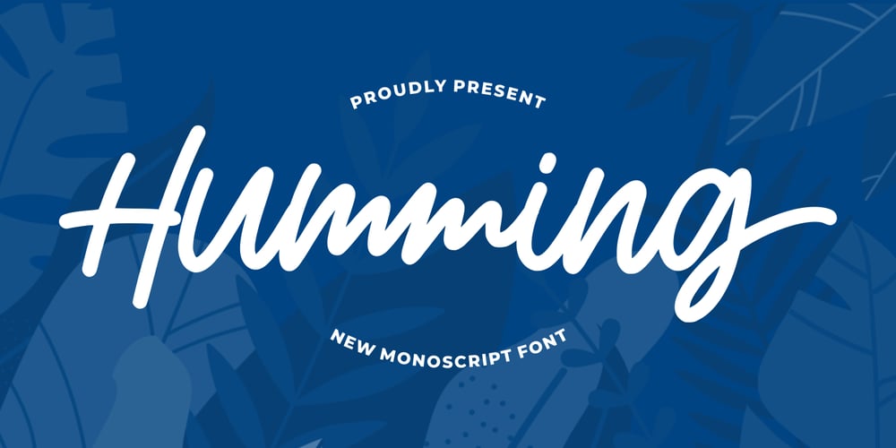 Humming font