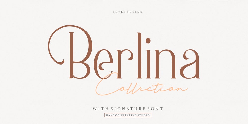 Berlina font