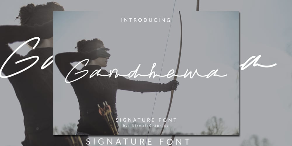 Gandhewa font