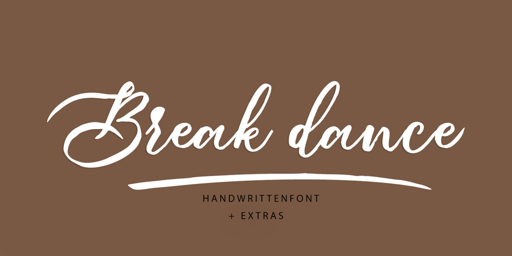 Break Dance font