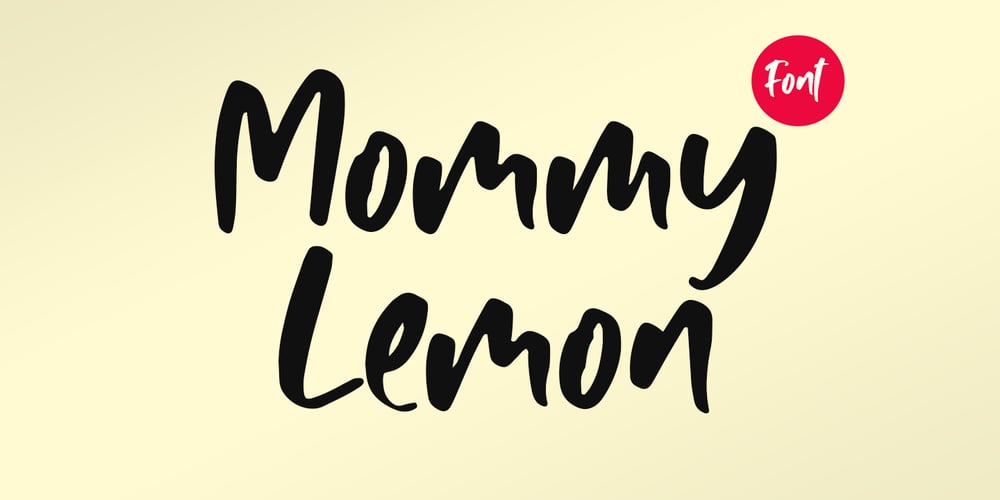 Mommy Lemon font